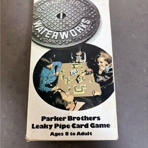 Waterworks vintage Card Game - Parker Brothers